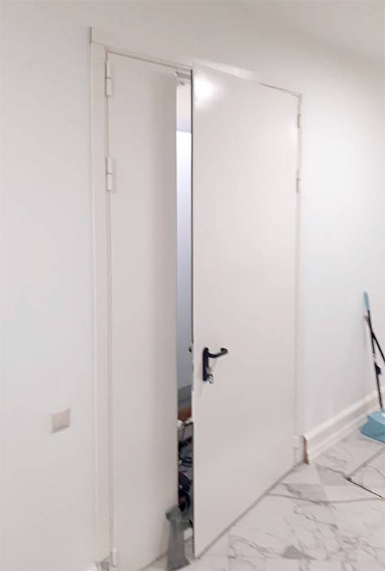 Установленная полуторная дверь (г. Кубинка)